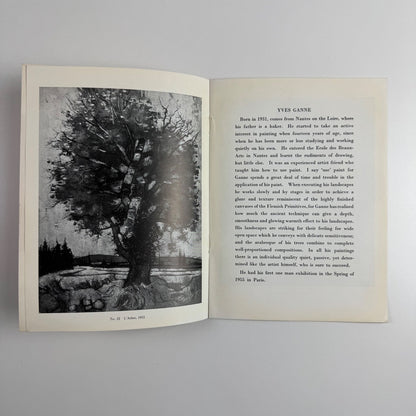 Yves Ganne Paintings 1955-1956 | Arthur Tooth, May 1956