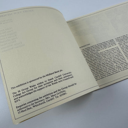 56 Group Wales. Eight new members | Viriamu Jones Gallery, Cardiff, 1986