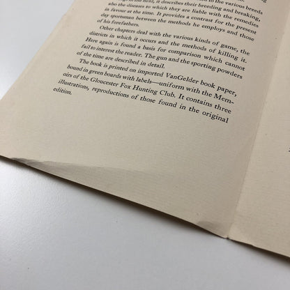 Prospectus – The American Shooter’s Manual | Ernest R. Gee | The Derrydale Press, 1928