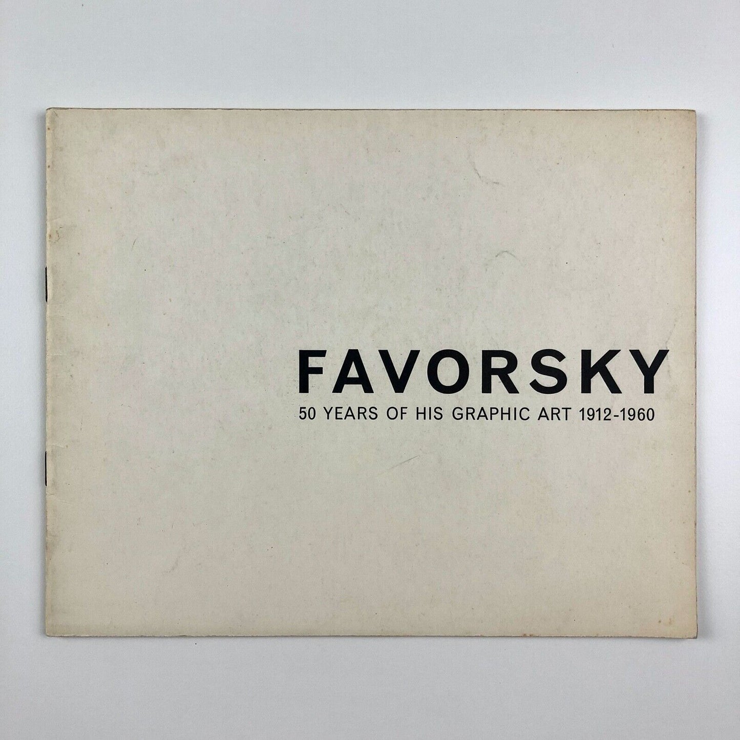 Favorsky: 50 Years of His Graphic Art 1912-1960 | Grosvenor Gallery, London Sevenarts 1962