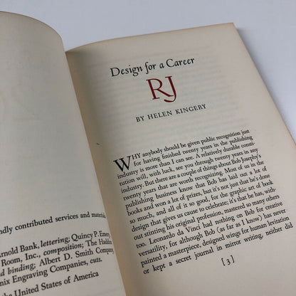 AD – An Intimate Journal for Art Directors | Feb-Mar 1941, Vol VII, No 3 | Paul Rand