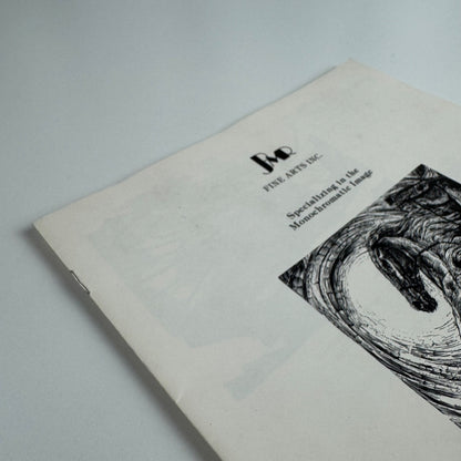 Leaflet for engravings, etchings, woodcuts, linocuts. Contemporary and Historical Works | Peter J. Mortimer-Rae Fine Arts, Calgary