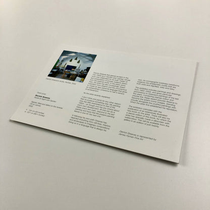 Derek Greaves. Paintings and drawings 1952-2002 | James Hyman | Private view card