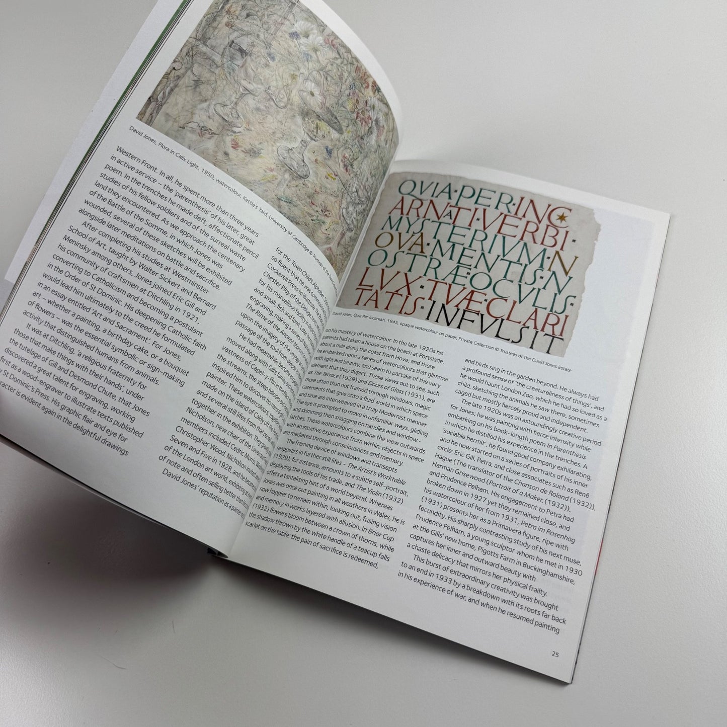 David Jones. Pallant House Gallery magazine number 37 October 2015