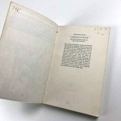A Heritage of Images – A Selection of Lectures by Fritz Saxl | Peregrine, 1970