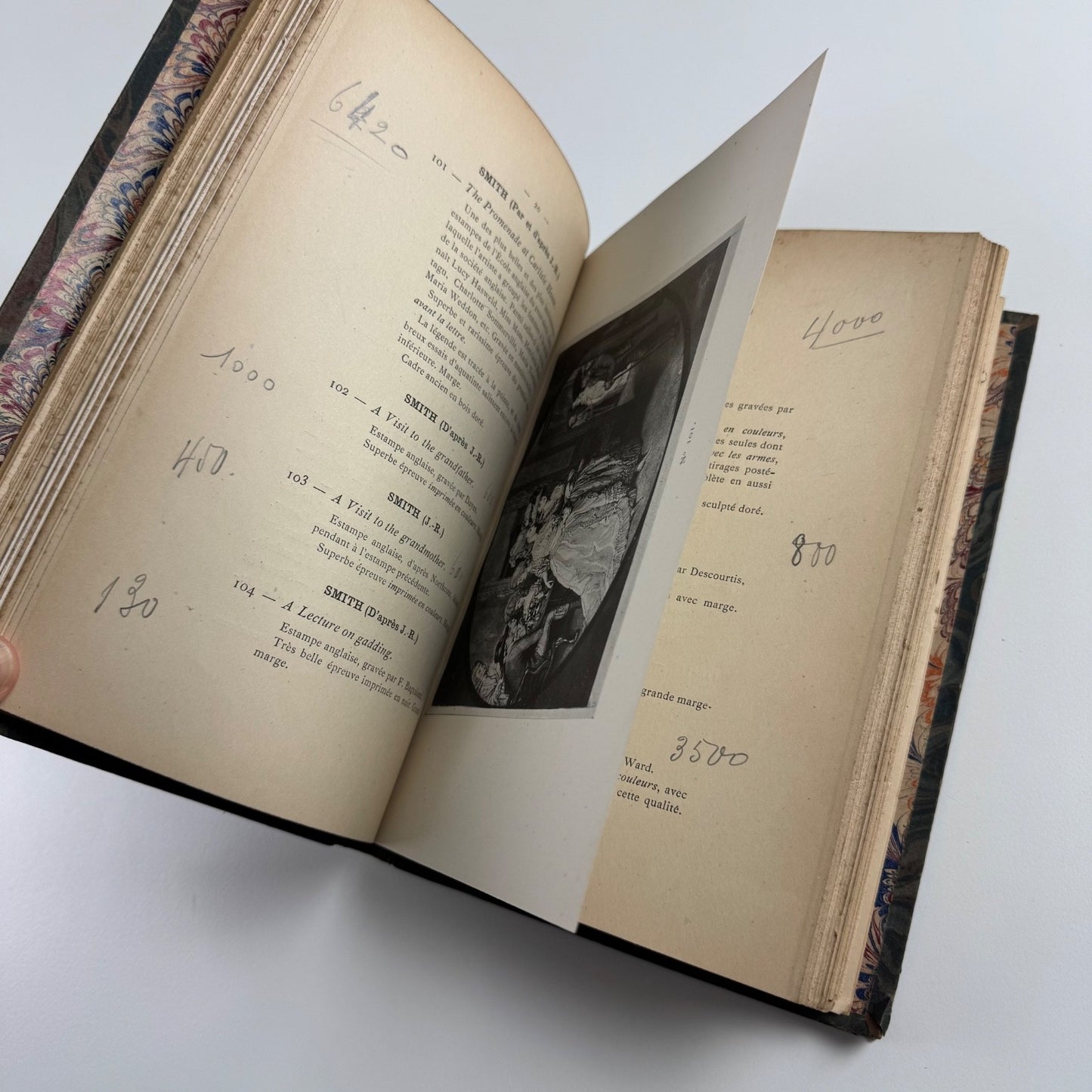 Catalogue D'un Importante Mobilier Ancien et Moderne, Estampes Anciennes Du XVIIIe Siecle des Ecoles Francaise et Anglaise....Le Tout Appartenant a Mlle. Hélène Chauvin. Paris, 2 to 4 June 1908. Me. F. Lair-Dubreiul.  Bookplate for Henriette Sergy