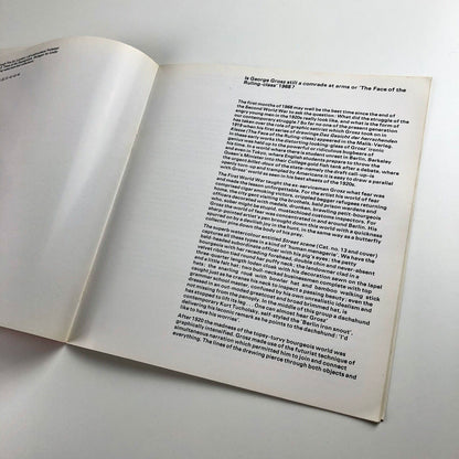 George Grosz | Marlborough exhibition catalogue, April 1968 | Design by Gordon House
