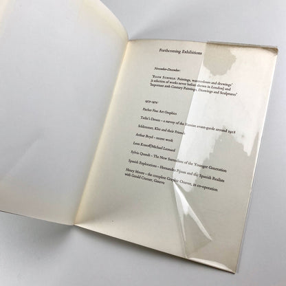 Homage to Ceri Richards 1903–1971 | Fischer Fine Art catalogue, 1972