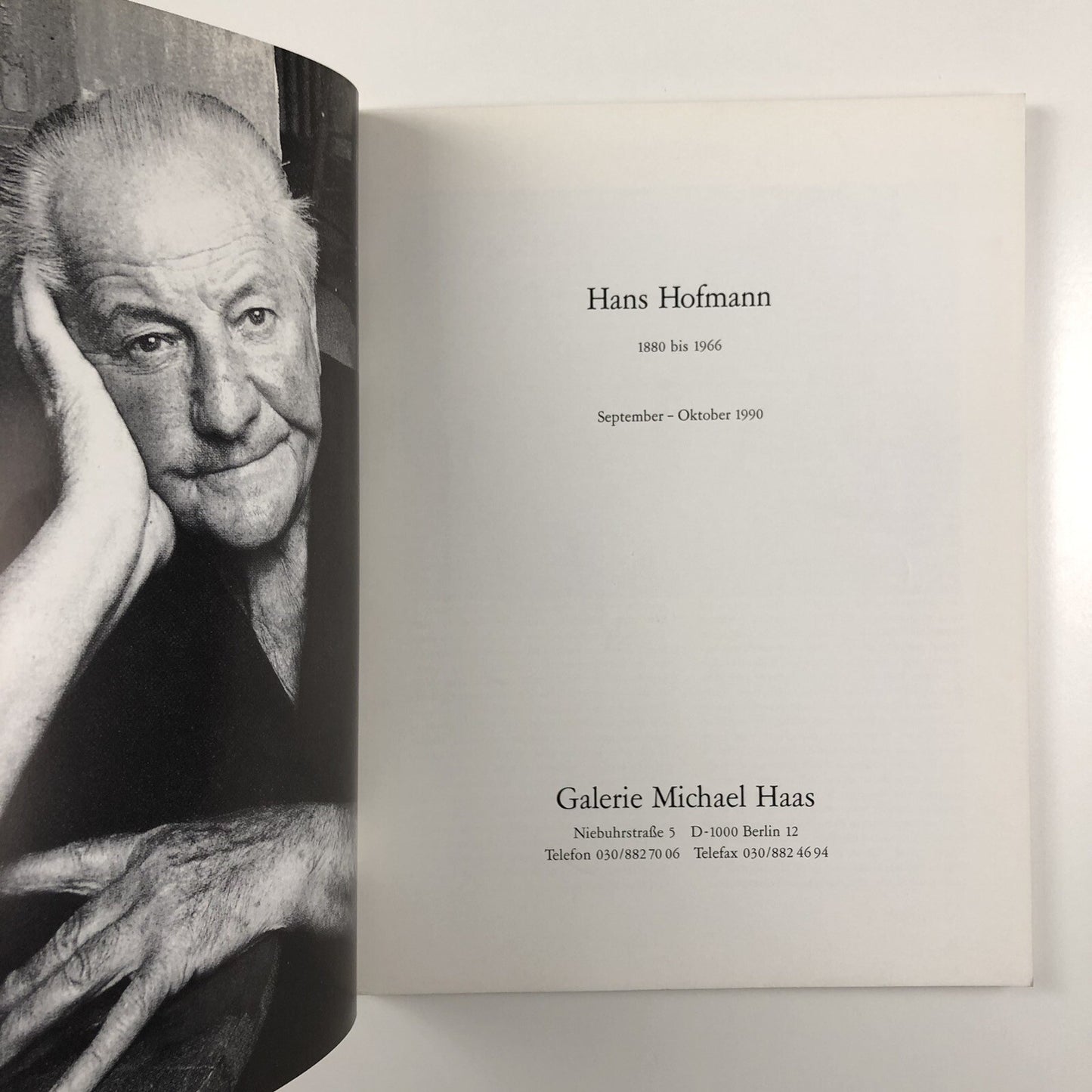 Hans Hofmann 1880 bis 1966 | Galerie Michael Haas, Berlin 1990