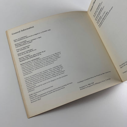 Hommage à Tériade | Diploma Galleries, Royal College of Art, 1975