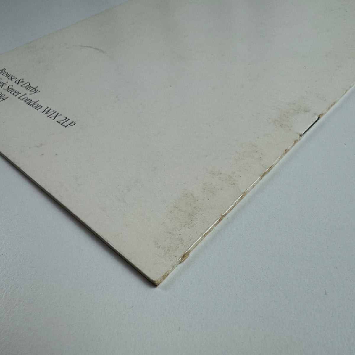 Leaftlet/catalogue for Diana Armfield | Browse & Darby, 1987 signed by the artist