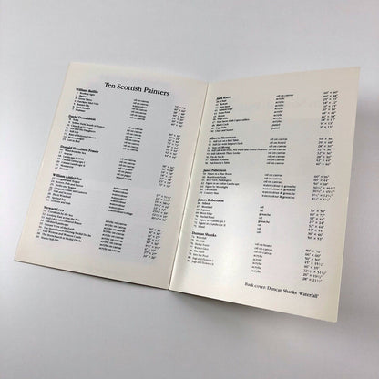 Ten Scottish Painters. The Upstairs Gallery | Royal Academy of Arts catalogue booklet, 1986