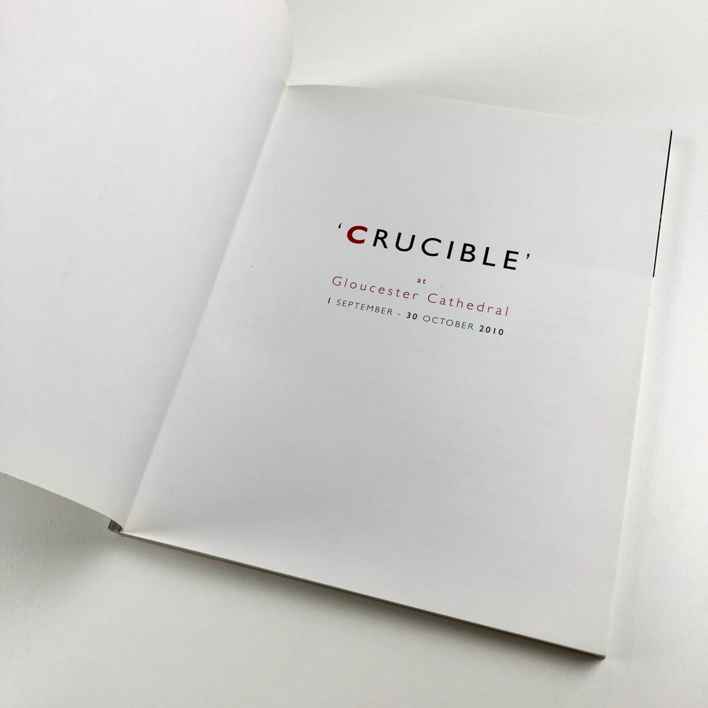 Crucible: Gloucester Cathedral Sculpture Gallery catalogue | Pangolin, 2010