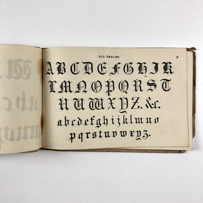 The Ornamental Penman's Pocket Book of Alphabets: Engravers, Sign Writers and Draughtsmen | Benjamin Alexander