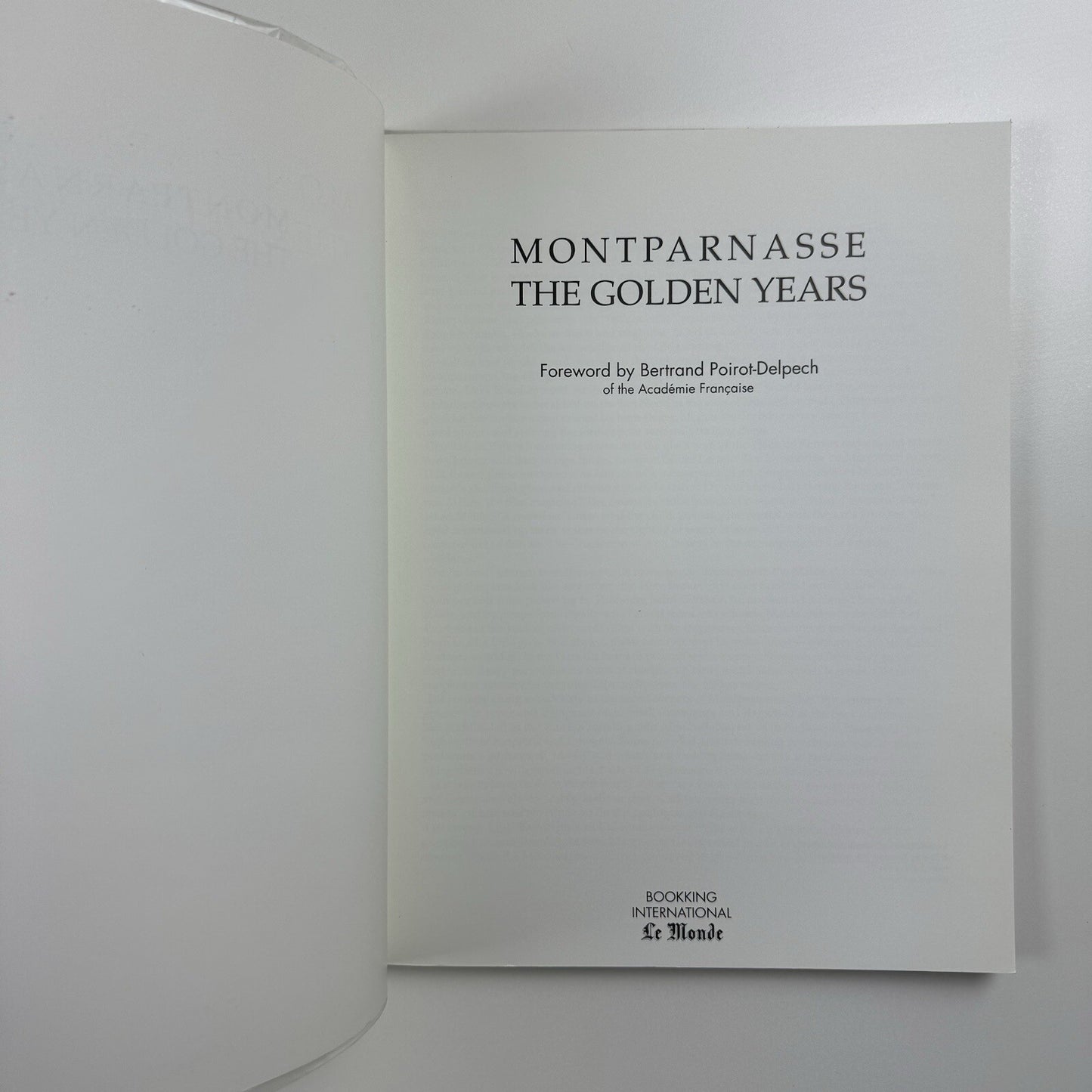 Montparnasse. The Golden Years | Bertrand Poirot-Delpech | Bookking International, 1990
