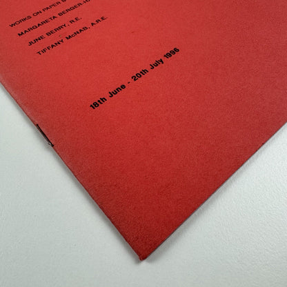 Works on paper by Margarete Berger-Hamerschlag, June Berry, Tiffany McNab | Honor Oak Gallery catalogue, 1996