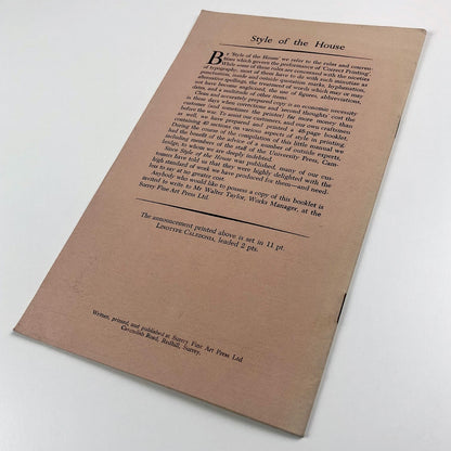 The New Mechanick Exercises Part 1. Introductory | Surrey Fine Art Press, 1952