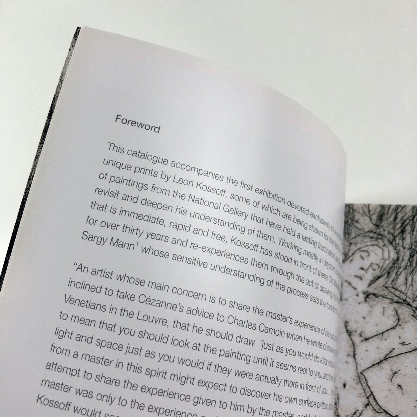Leon Kossoff. Unique Prints From paintings at National Gallery | Art Space Gallery catalogue and private view invite, 2008
