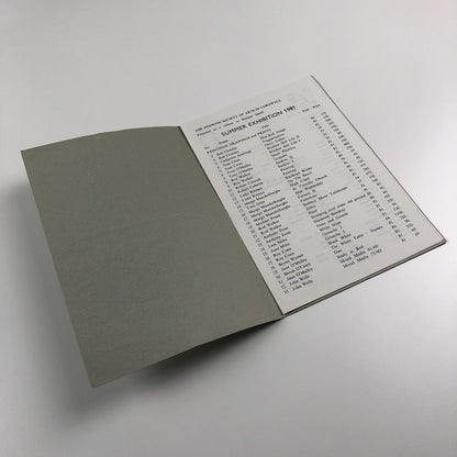 Catalogue – Penwith Summer exhibition 1981 | Penwith Society of Arts