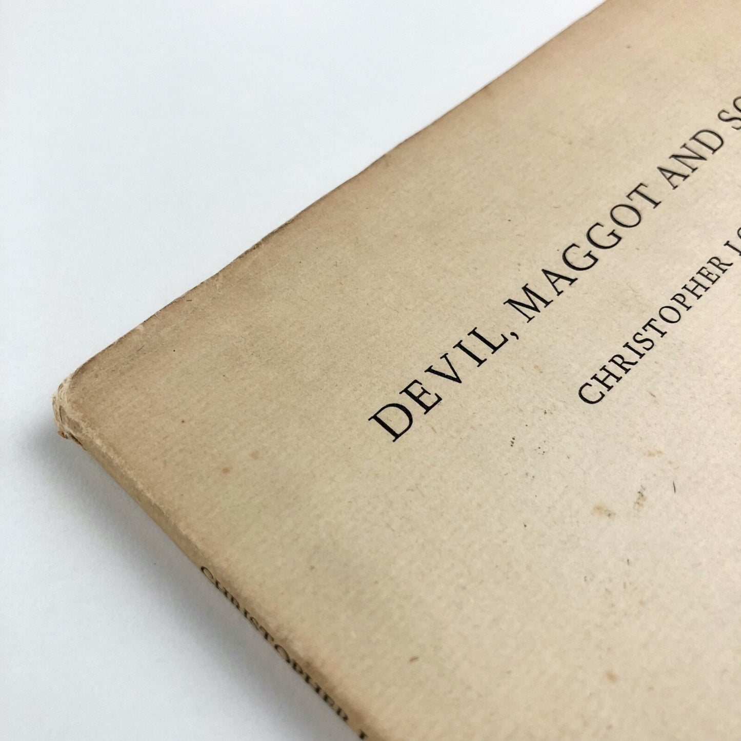 Devil, Maggot and Son by Christopher Logue | Peter Russell, 1956 limited edition of 250 copies