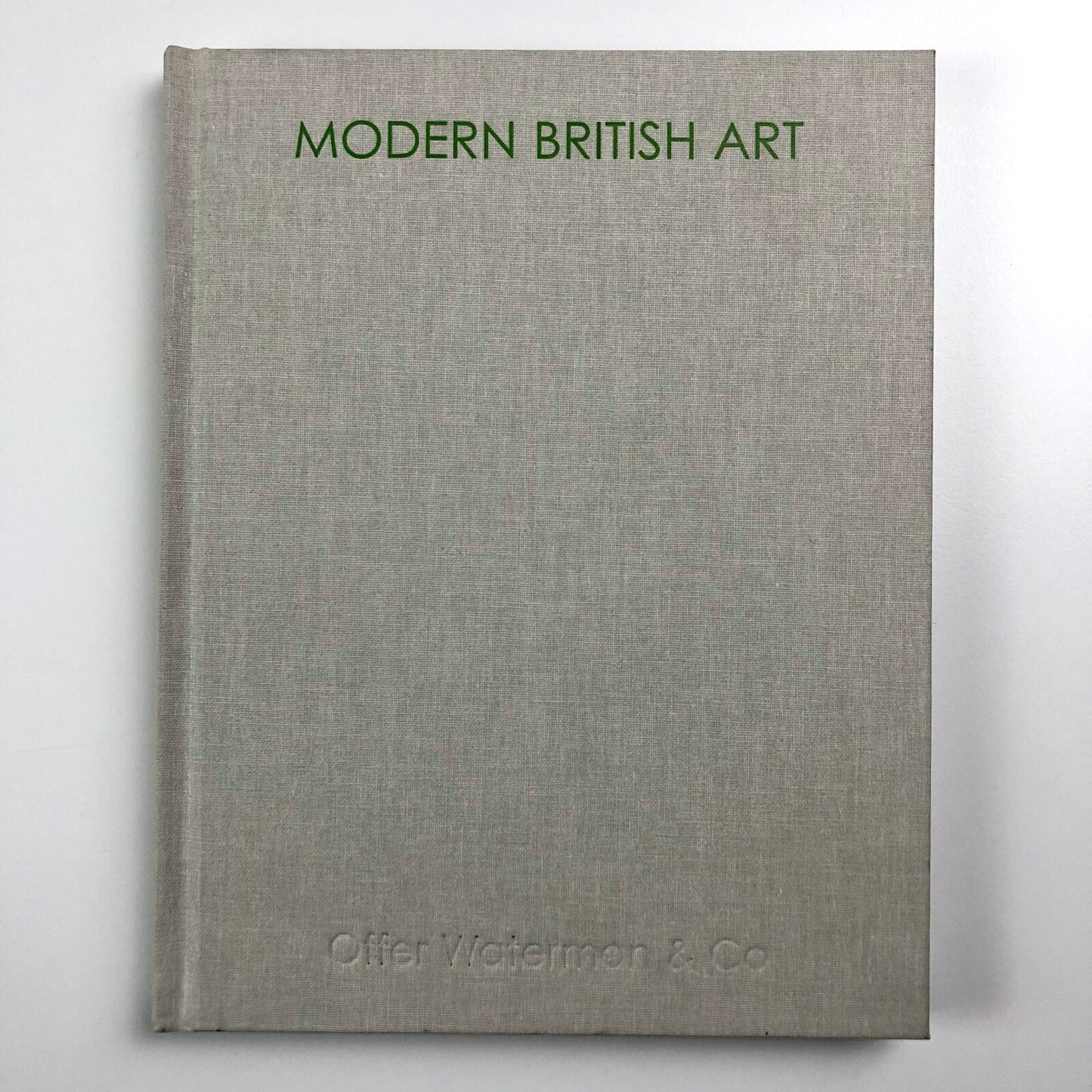 Modern British Art | Offer Waterman & Co catalogue | Sandra Blow, Edward Burra, Barbara Frost, Ivon Hitchens, Julian Trevelyan et al