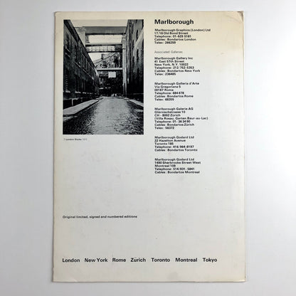 Gerd Winner: Screen Paintings and Graphics | Marlborough Graphics catalogue 1973