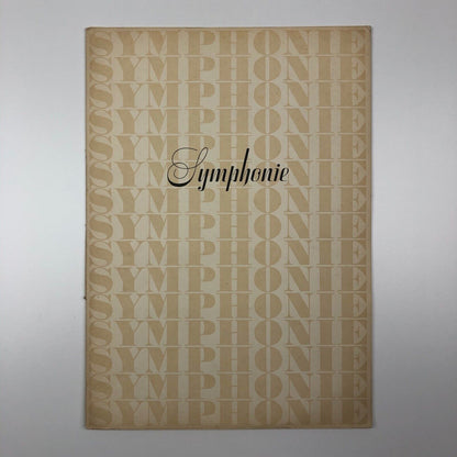 Symphonie | Nach Entwüfen von Imre Reiner | Bauersche Giesserei | Type specimen folder and inserts