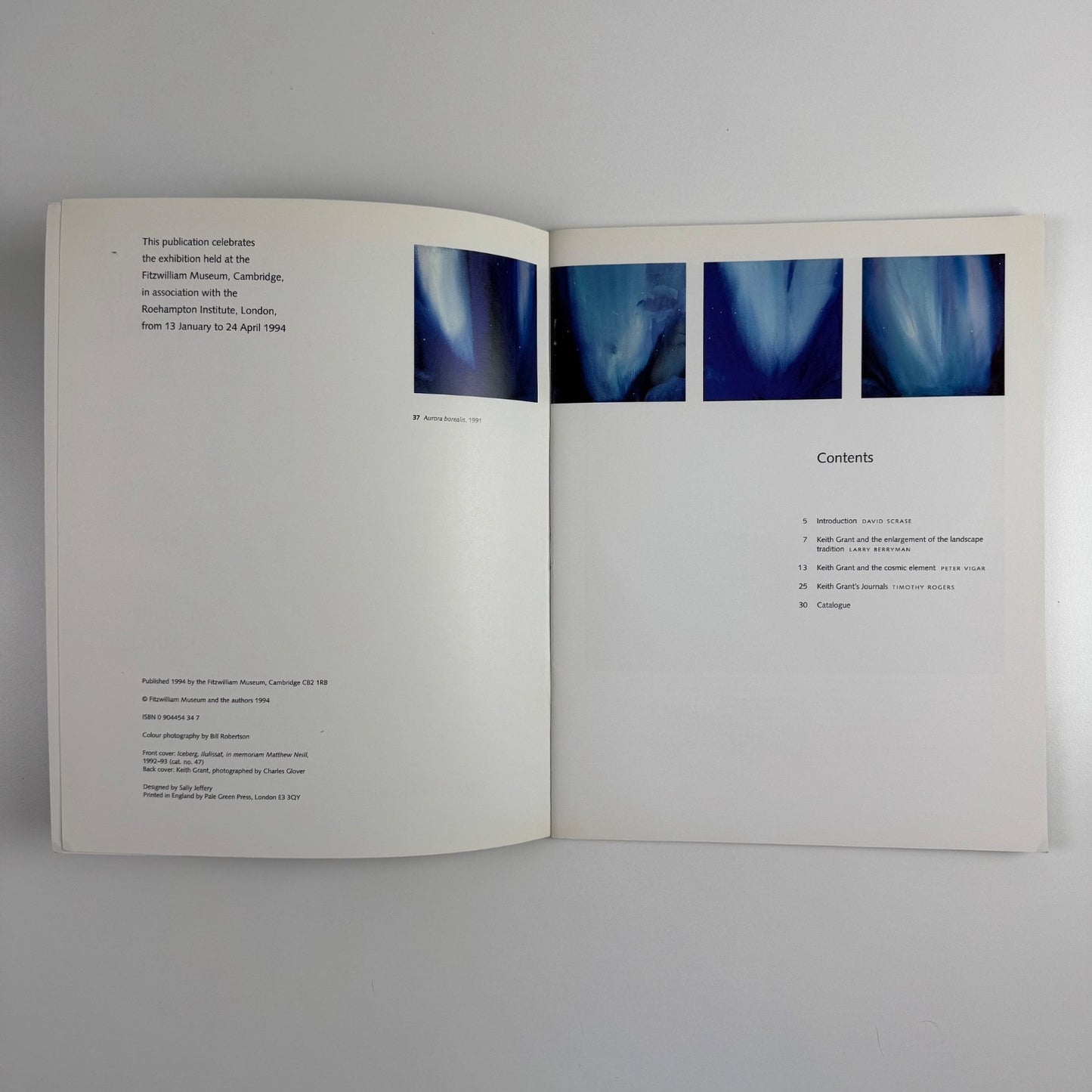 Ice and Fire paintings by Keith Grant | Fitzwilliam | Roehampton Institute, 1994