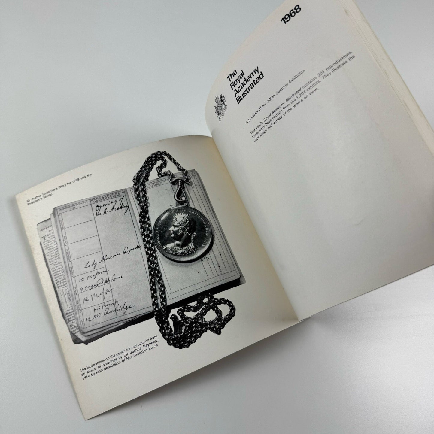 The Royal Academy Illustrated 1968 catalogue | Typography by Gordon House