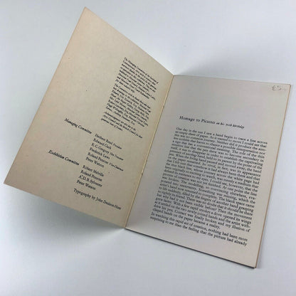 Picasso. Drawings & Watercolours since 1893 | Institute of Contemporary Arts, 1951