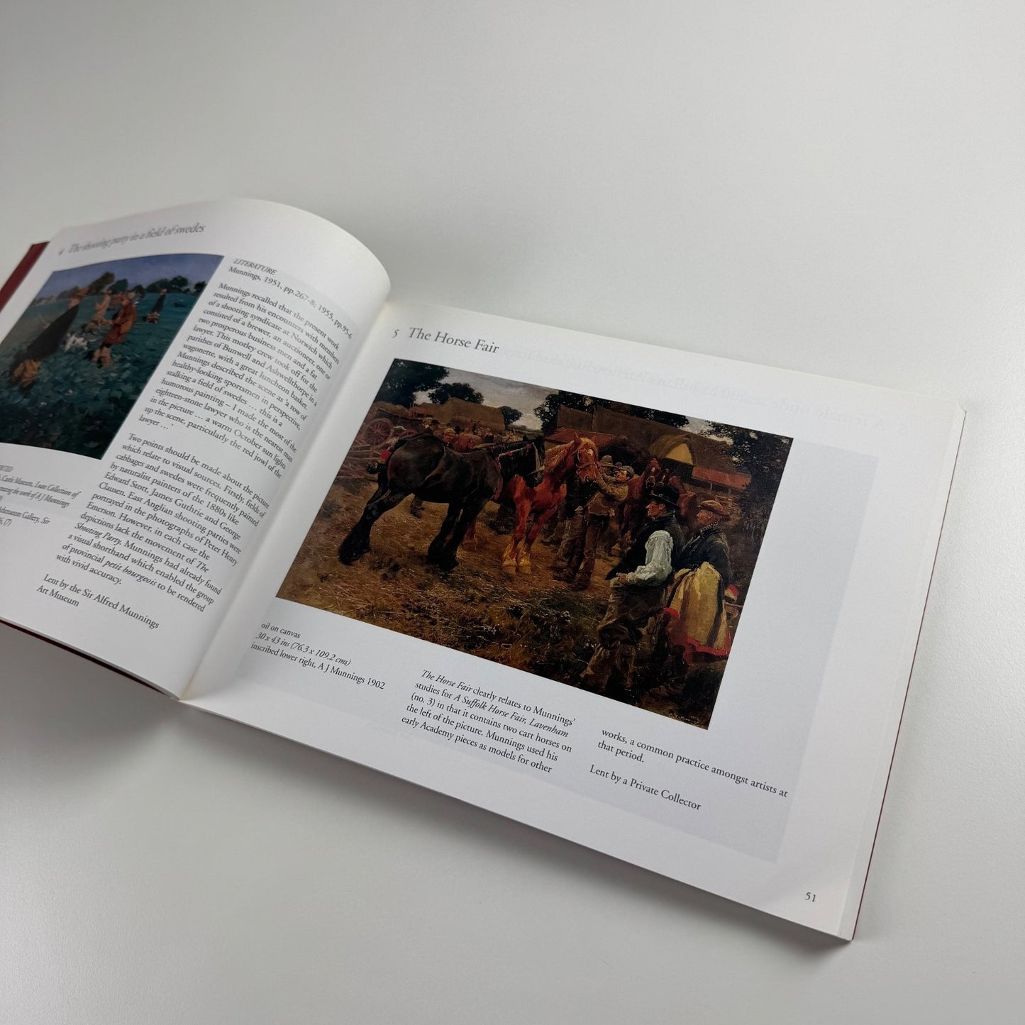 An English Idyll. A loan exhibition of works Sir Alfred Munnings Sotheby's 2001