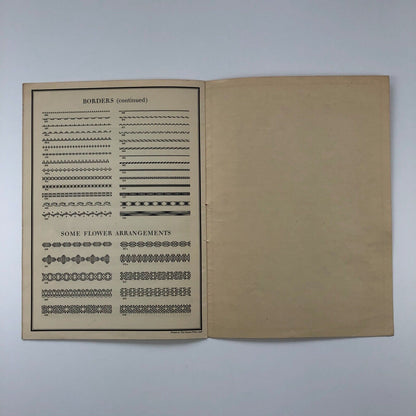 Type Faces in use at The Curwen Press | Type specimen brochure 1930s/40s?
