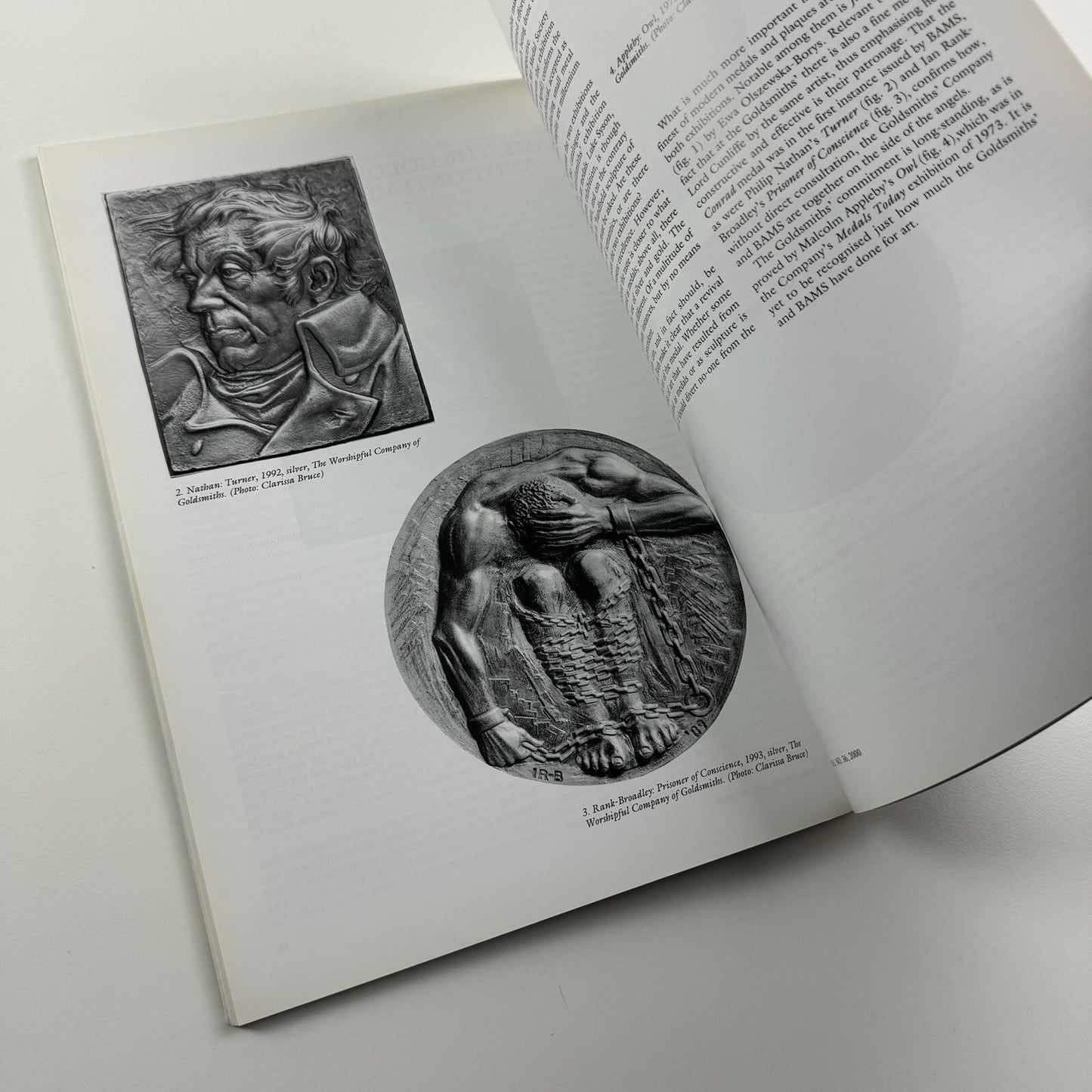 The Medal. British Art Medal Society BAMS journal. Issue No. 36, Spring 2000