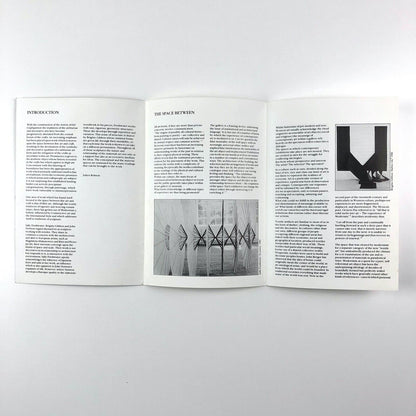 The Space Between – exhibition leaflet | John Hansard Gallery Southampton, 1986