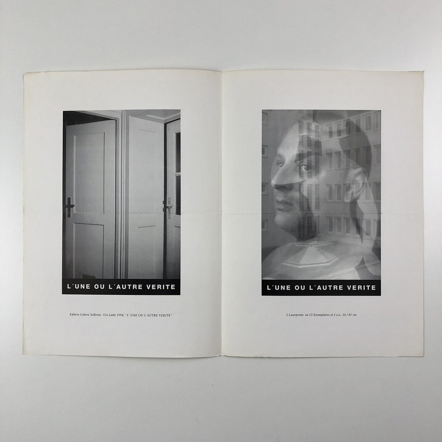 Urs Lüthi. Bulletin de la Galerie Sollertis, No. 38, Feb-March 1995 leaflet
