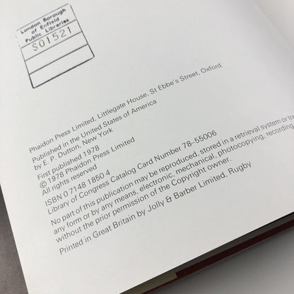 Burning to Speak – The Life and Art of Henri Gaudier Brzeska, by Roger Cole | Phaidon, 1978