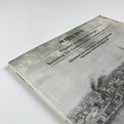 Printed Books and Maps | The Geoffrey Gollin London collection | Sotheby's, November 1993 catalogue