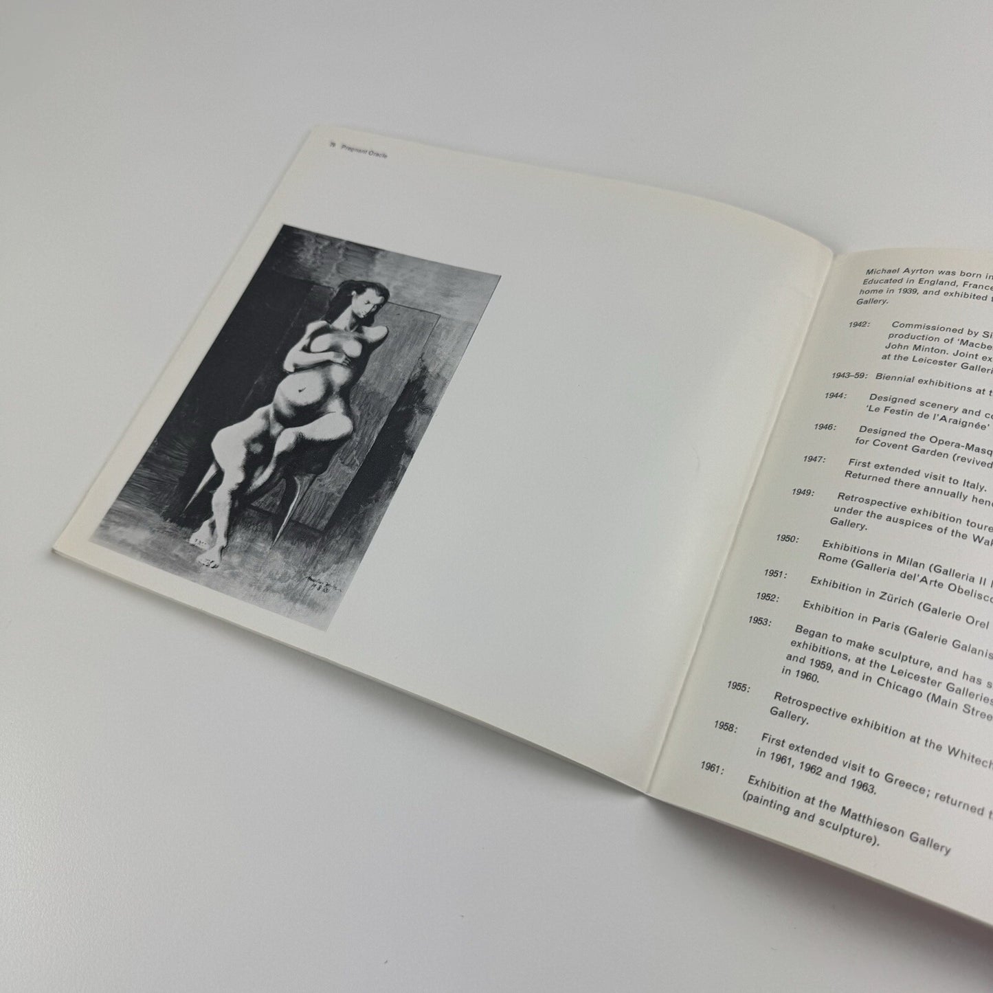 Michael Ayrton – bronzes, painting, collages and drawings 1962-1964 | Grosvenor Gallery, 1964