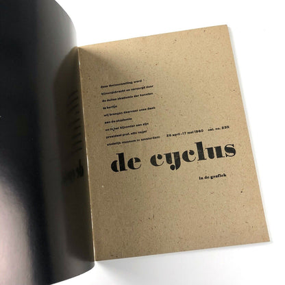 De Cyclus in de Grafiek | Stedelijk Museum catalogue | Cat. no. 235, 1960