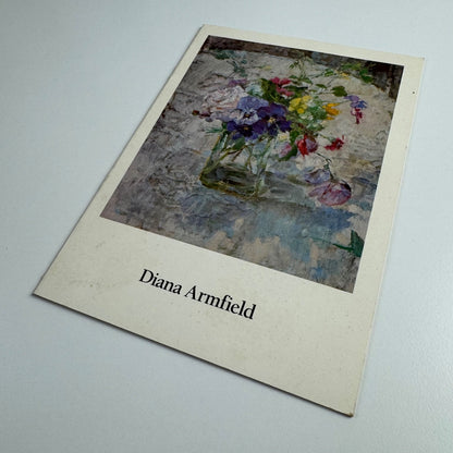 Leaftlet/catalogue for Diana Armfield | Browse & Darby, 1987 signed by the artist