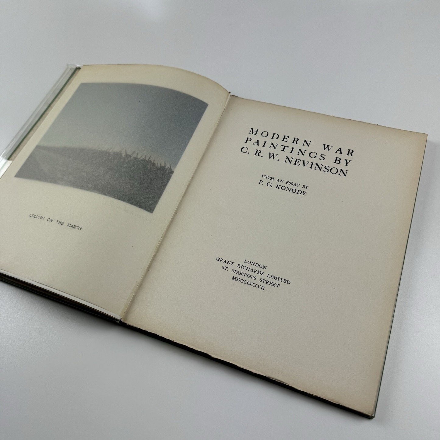 Modern War – C.R.W. Nevinson | Grant Richards Ltd, 1917 | Intro P. G. Konody