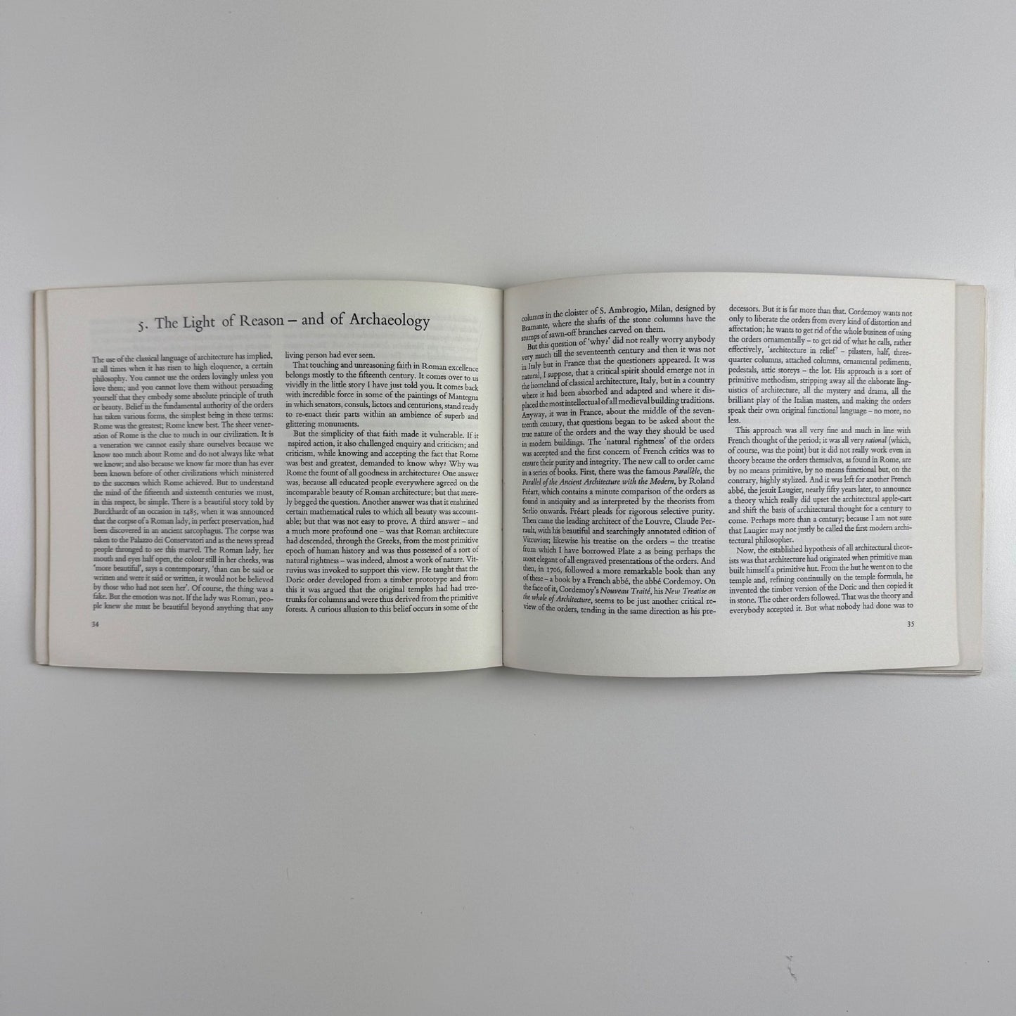The Classical Language of Architecture by John Summerson University, 1964