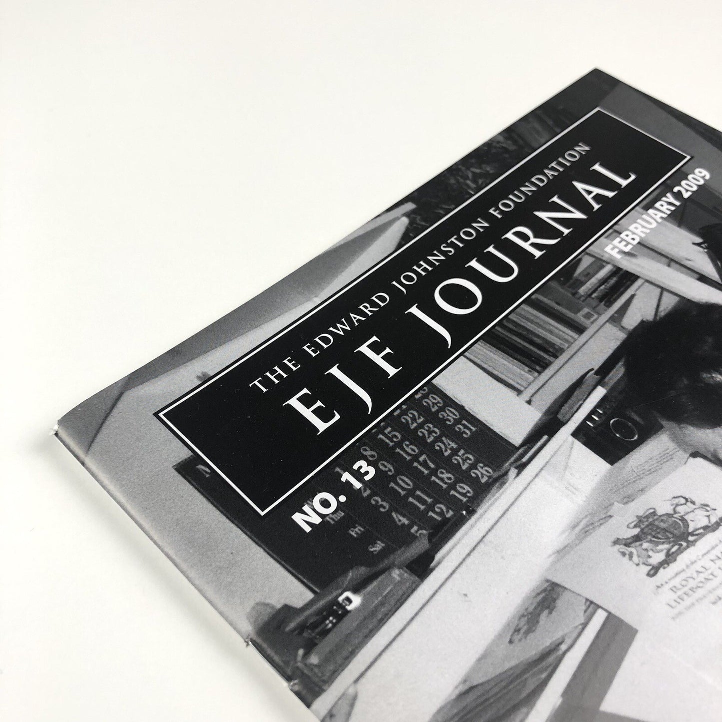 Edward Johnston Foundation – EJF Journal No 13, February 2009