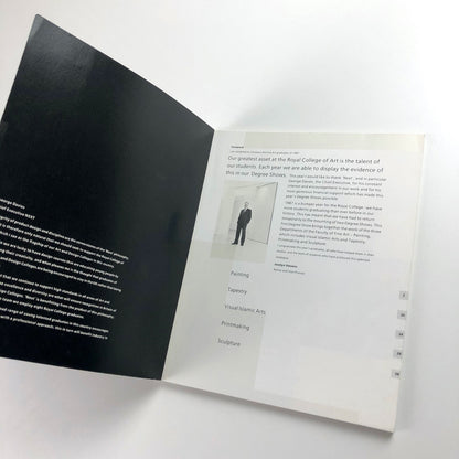 Royal College of Art – RCA Fine Art Degree Show catalogue, 1987