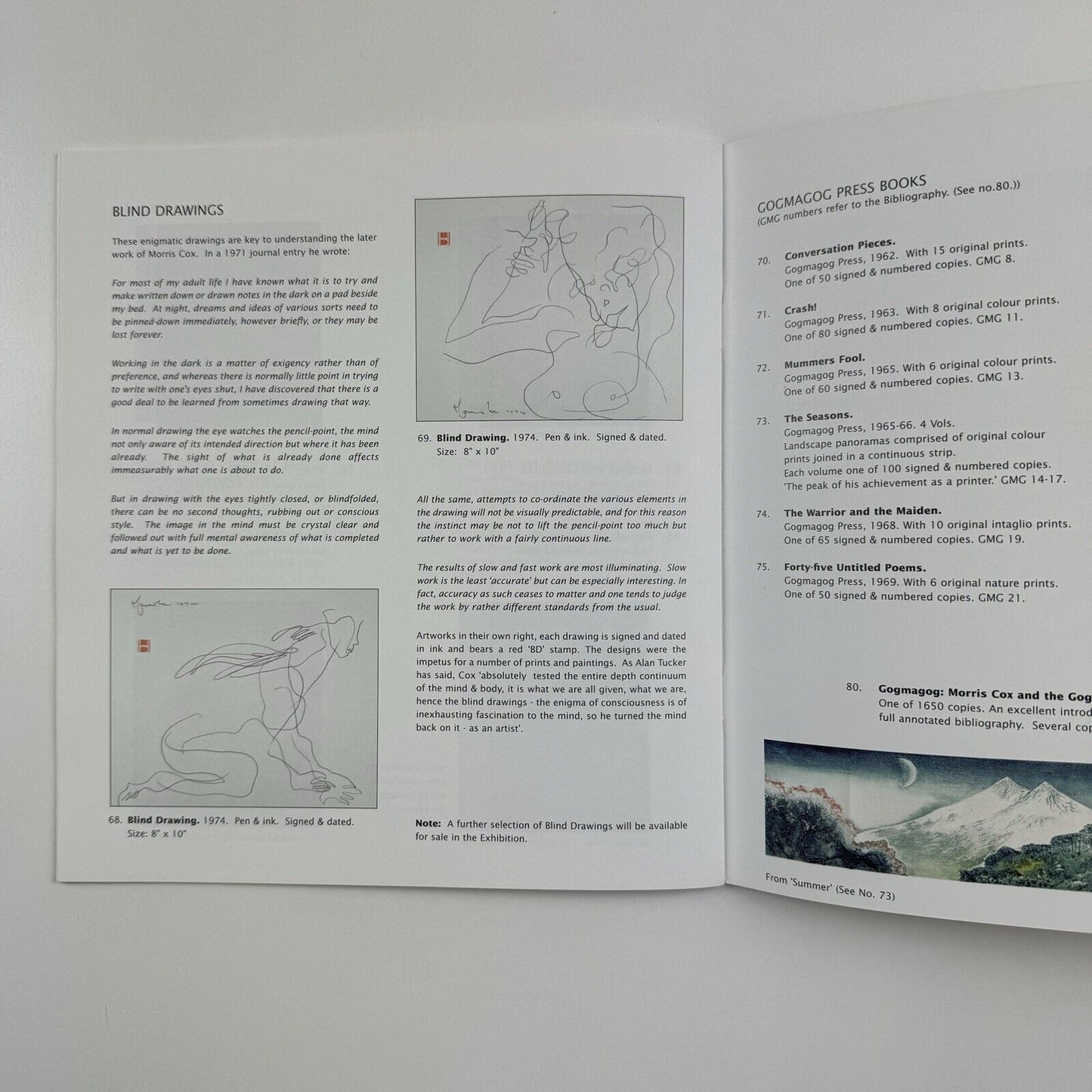 Morris Cox. Paintings & Prints | Katharine House Gallery in association with McWhirter, 2005