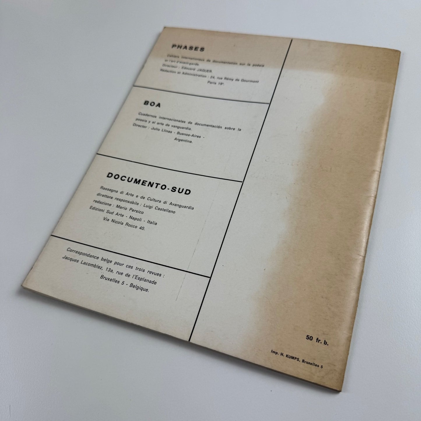edda 3 No 3 March 1961. Cahiers internationaux de documentation sur la poésie