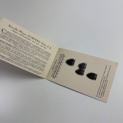 Promotional card for Union Photographique Industrielle. Lumière & Joula c.1911