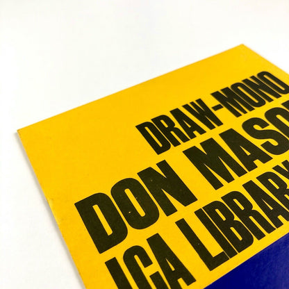 Booklet for Draw-Mono Don Mason | ICA Library (Institute of Contemporary Arts) 1964