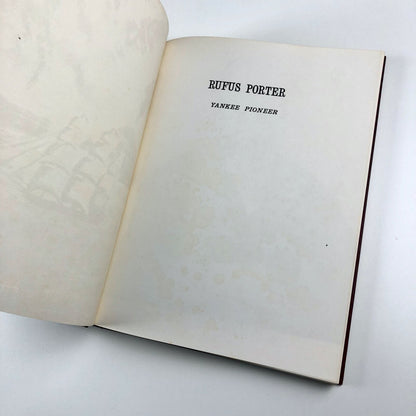 Rufus Porter. Yankee Pioneer by Jean Lipman | Clarkson N. Potter, 1968