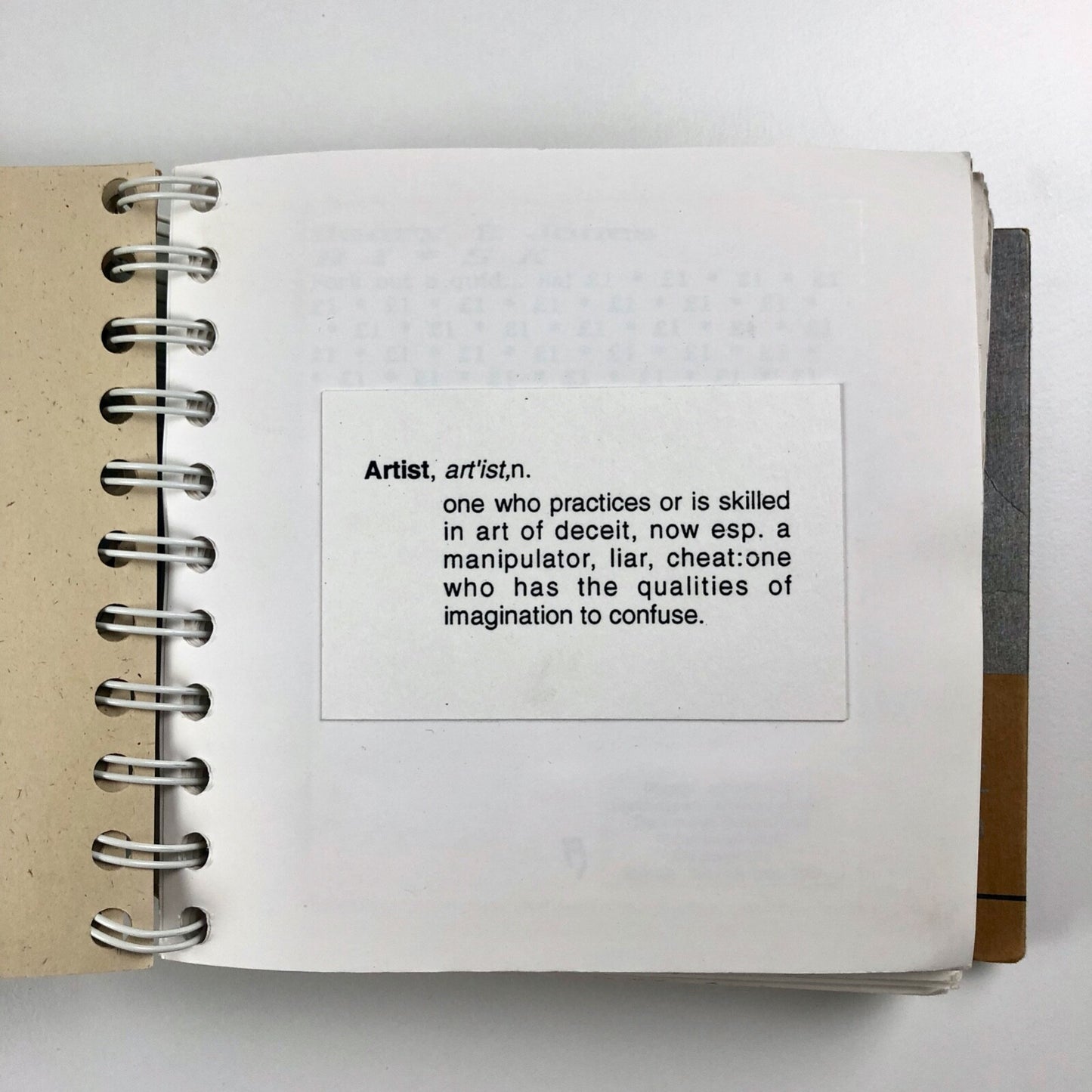 Outpost exhibition booklet – Edinburgh Festival 1994 | Clive Sall & Emma Davis | FAT
